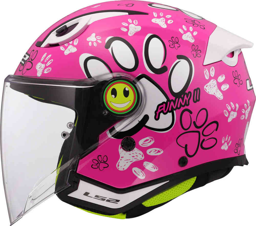 LS2 OF622 Funny II Paws Kids Jet Helmet