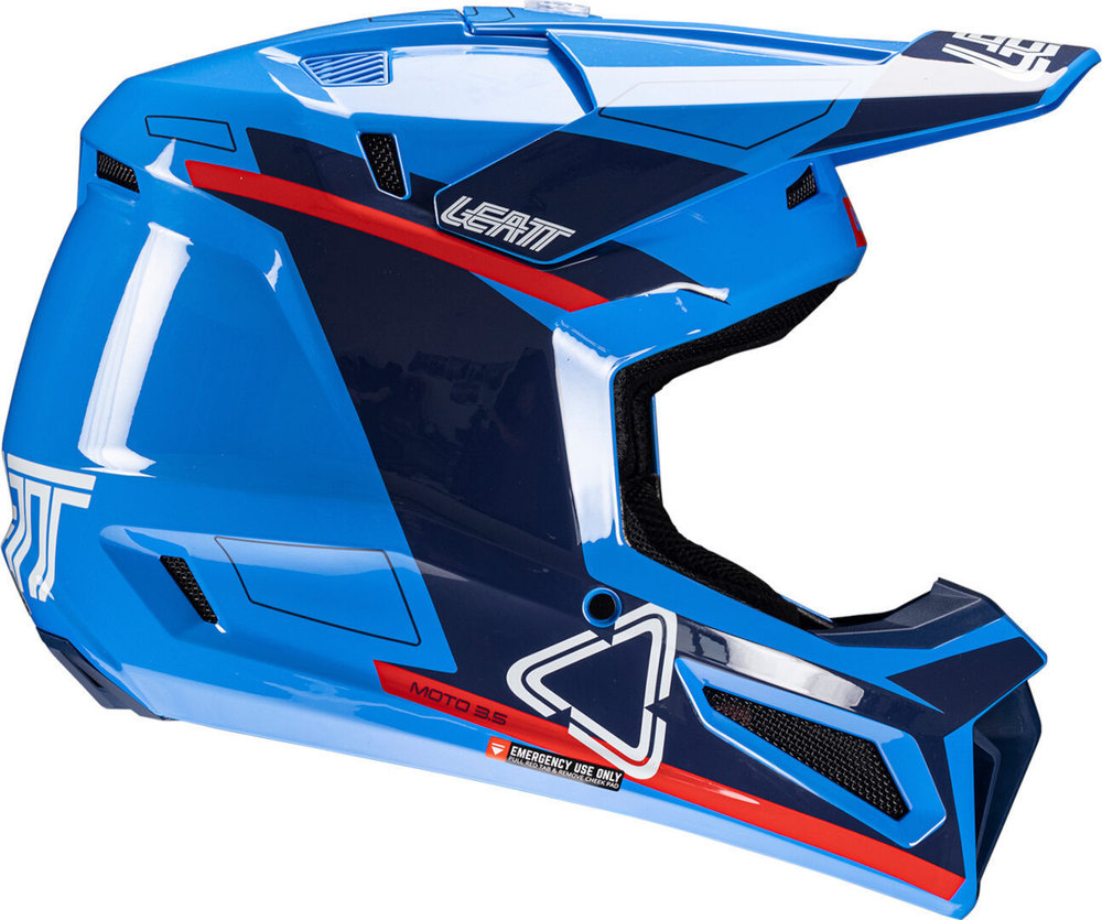 Leatt 3.5 Angled Motocross Helmet with Goggles