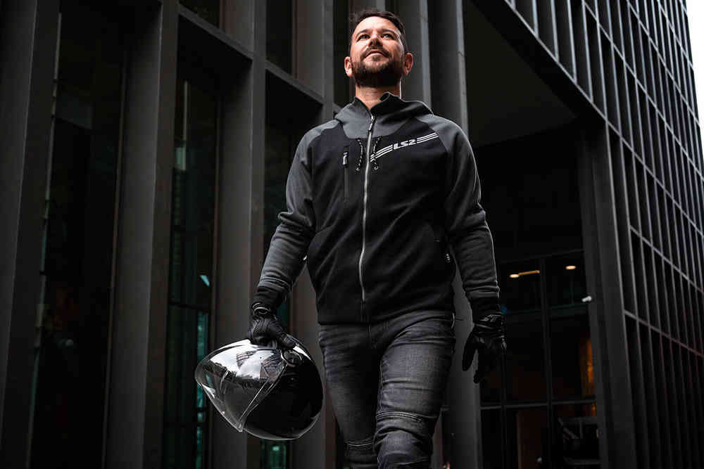 LS2 Throttle Motorcycle Zip Hoodie