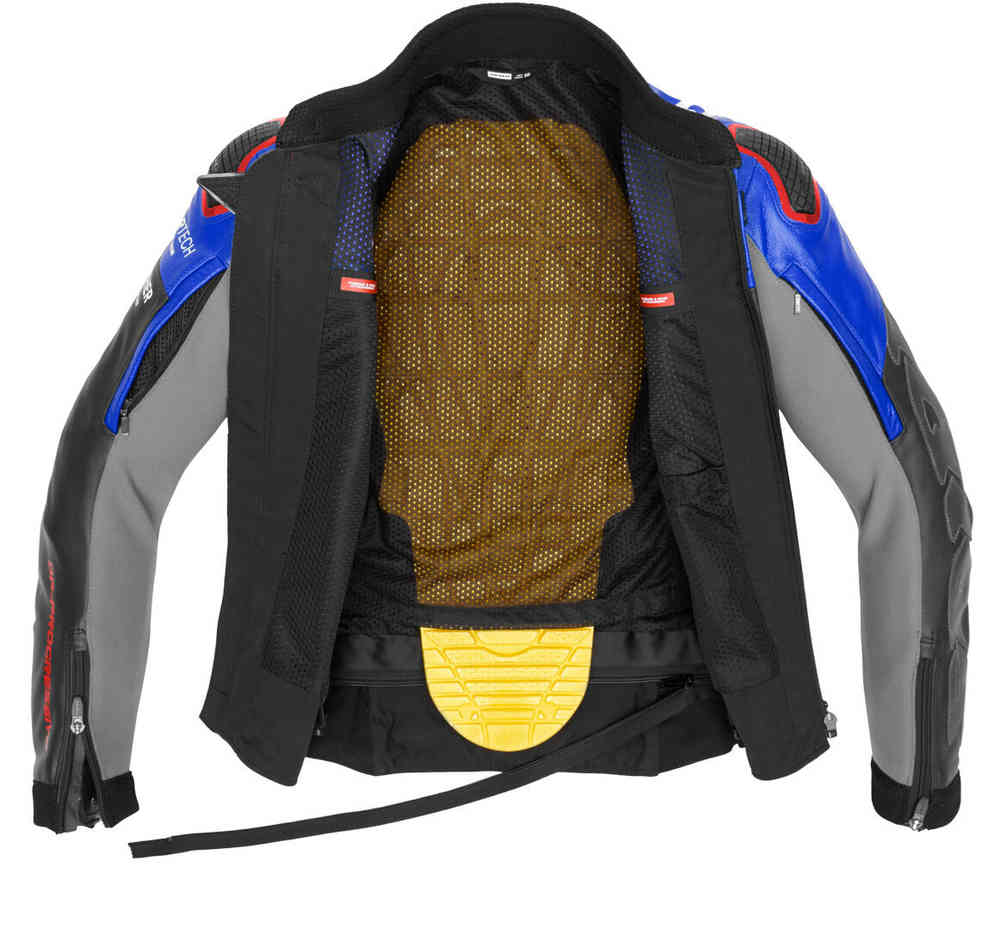 Spidi DP Progressive Motorcycle Leather Jacket