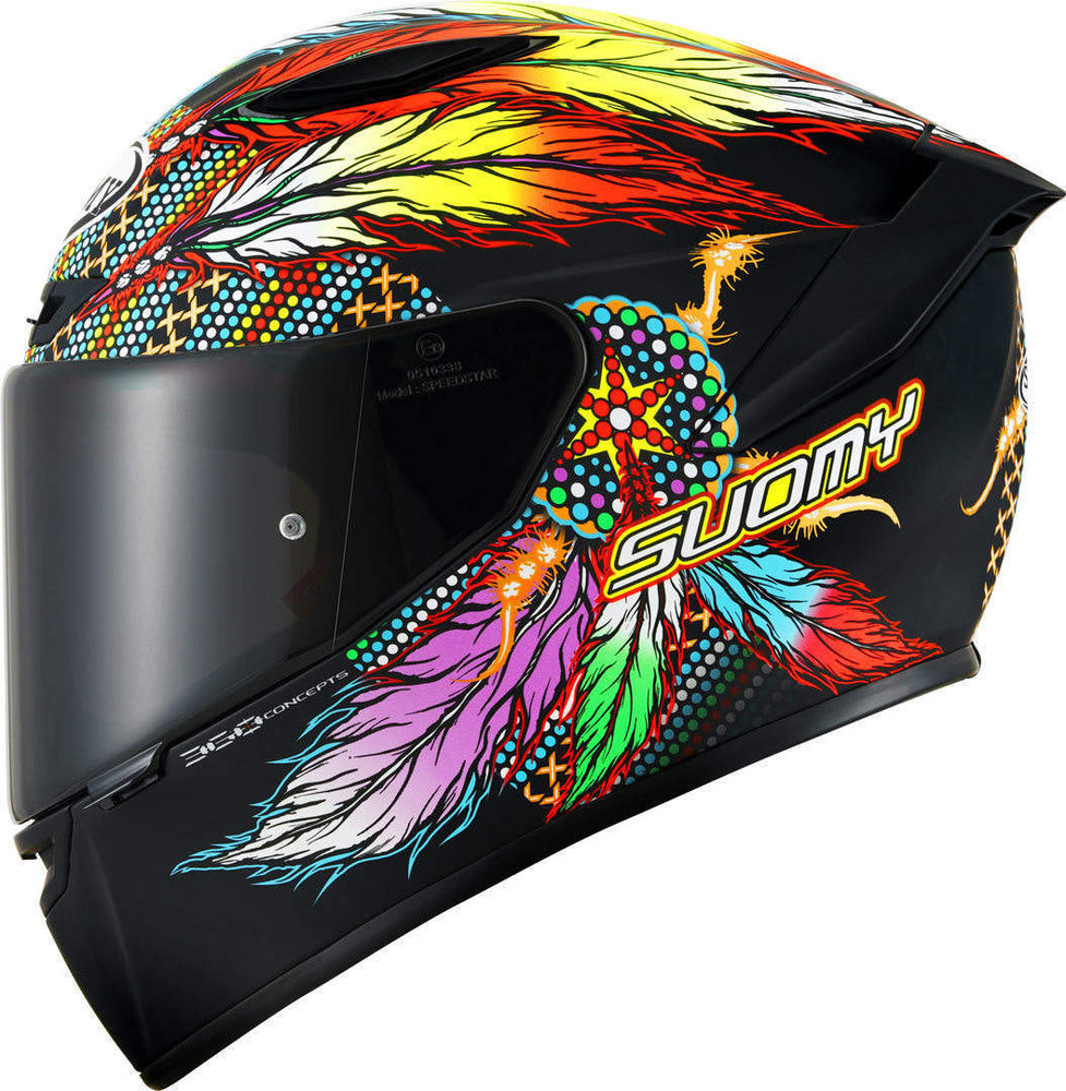 Suomy Track-1 Chieftain Multi Matt Black 2023 Helmet