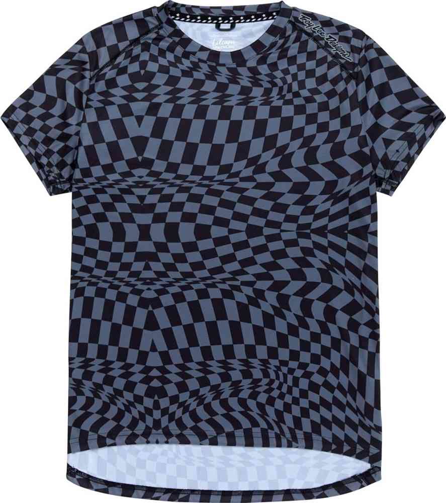 Troy Lee Designs Lilium SS Twisted Checkers Ladies Bicycle Jersey