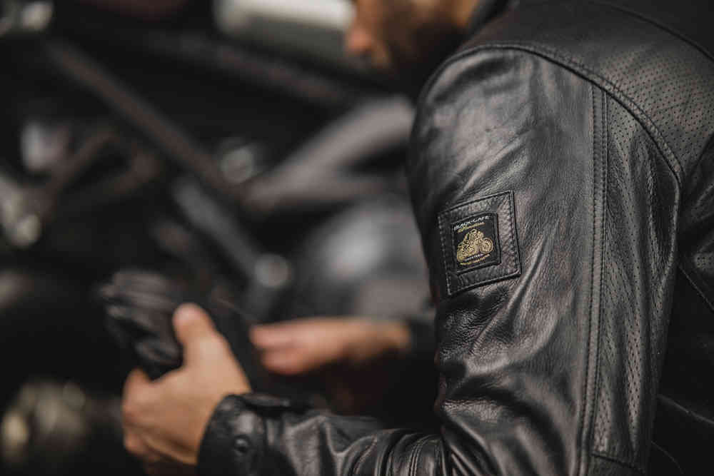 Black-Cafe London Classic Motorcycle Leather Jacket