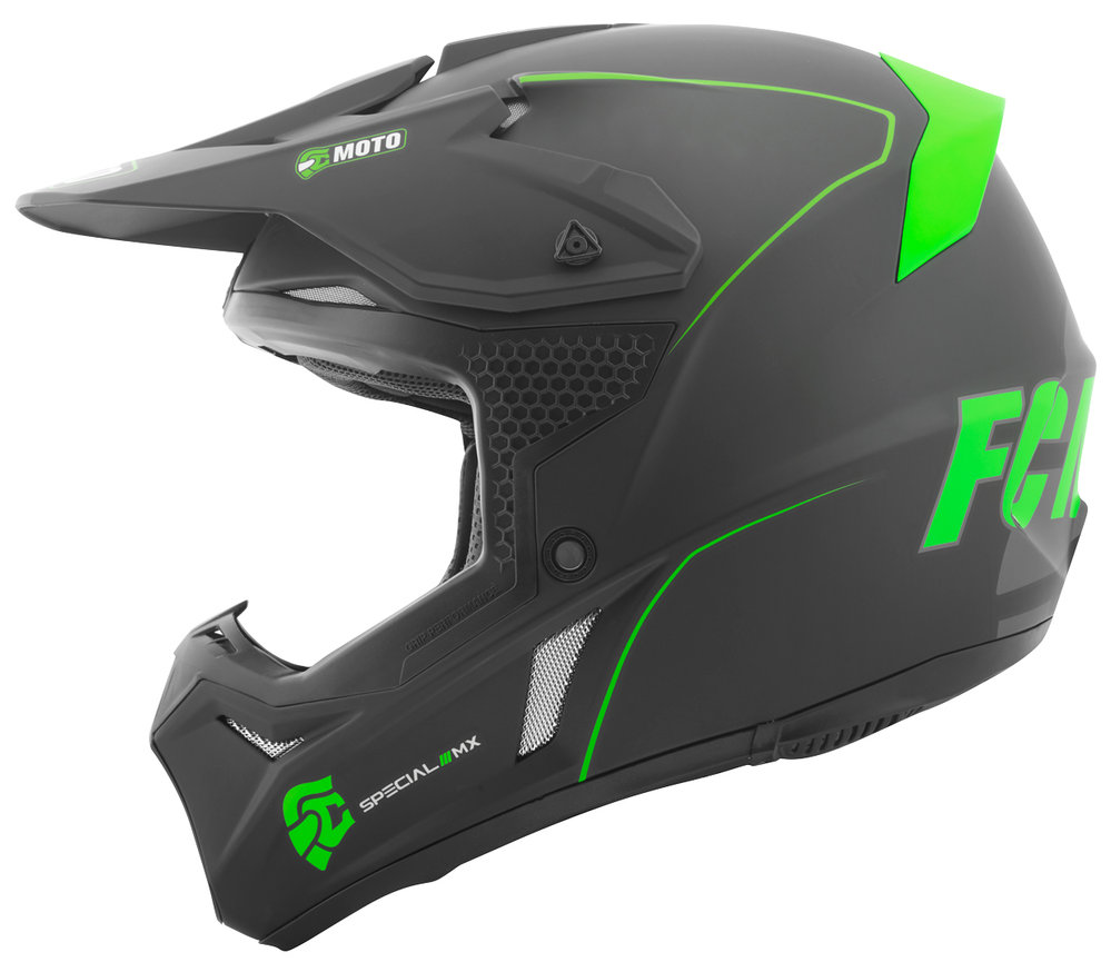 FC-Moto Merkur Straight Motocross Helmet