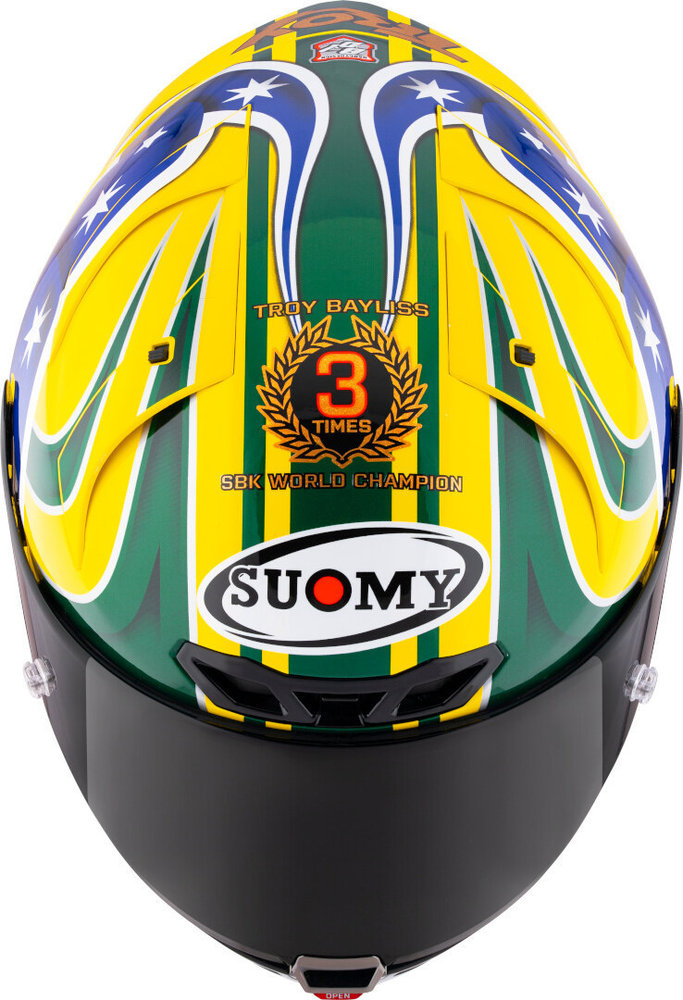 Suomy S1-XR GP Troy Bayliss Replica 2005 FIM E06 Helmet