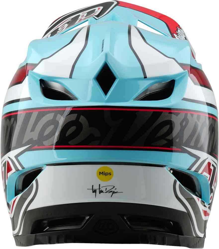 Troy Lee Designs D4 Mips Linear Polyacrylite Downhill Helm