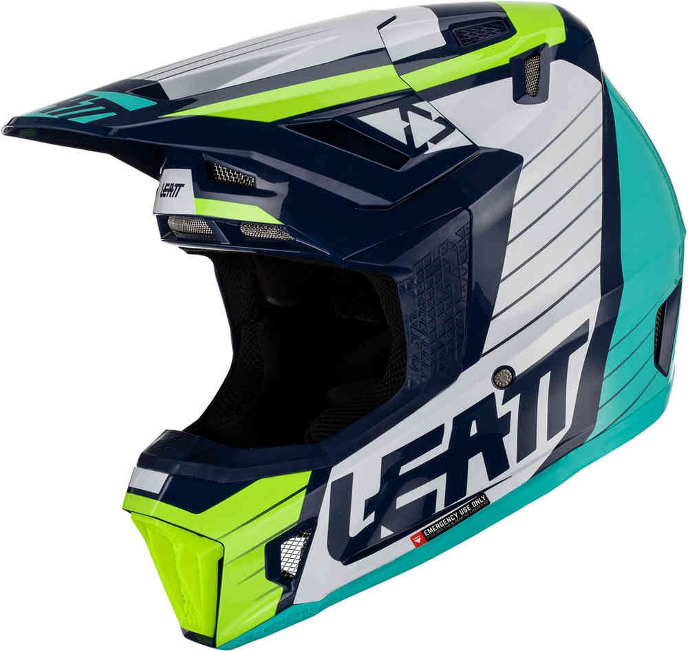 Leatt 7.5 Citrus Motocross Helmet with Goggles