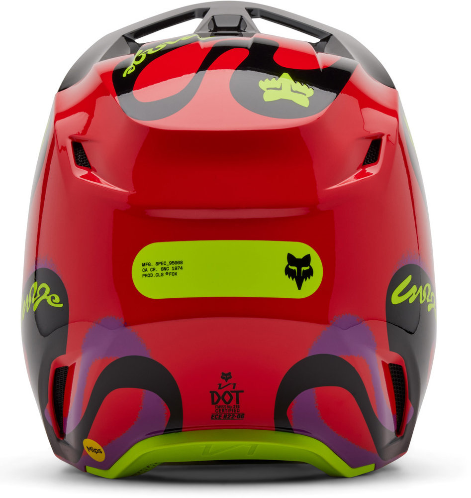 FOX V1 Emotion Motocross Helmet