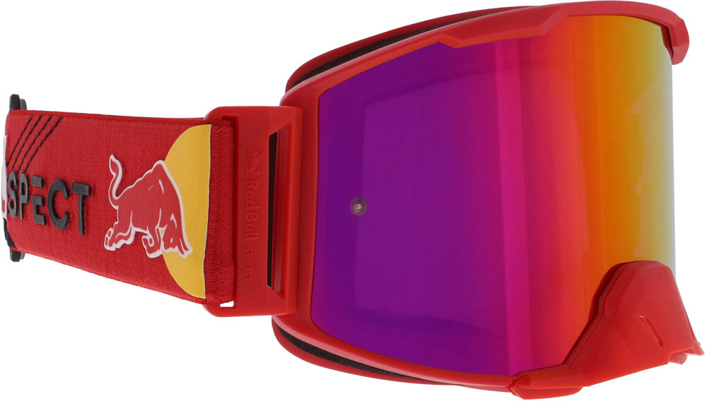Red Bull SPECT Eyewear Strive Mirrored 006 Motocross Goggles