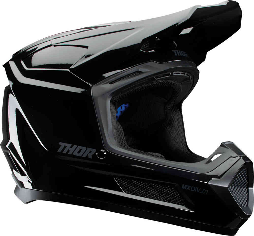 Thor Fleet Blackout Gloss Kids Motocross Helmet