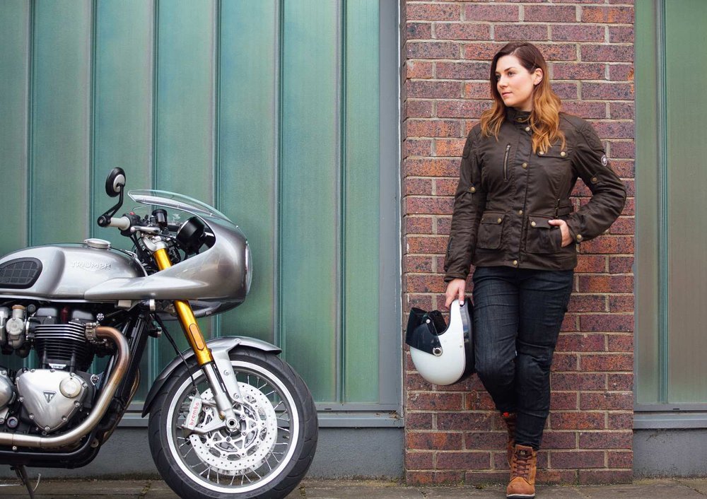 Merlin Harriet Ladies Motorcycle Wax Jacket