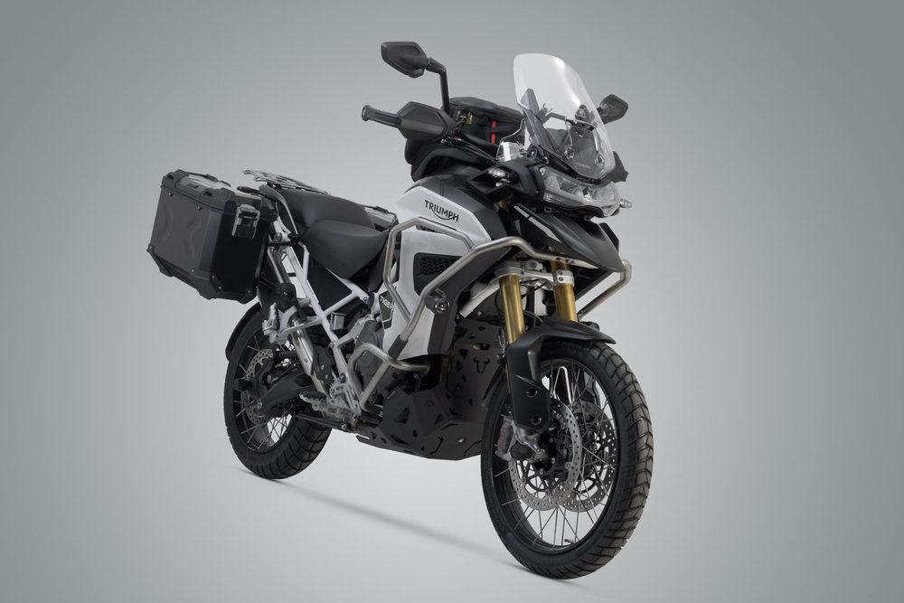 SW-Motech TRAX ADV aluminium case system - Black. 45/37L. Tiger 1200 Rally / GT Explorer.