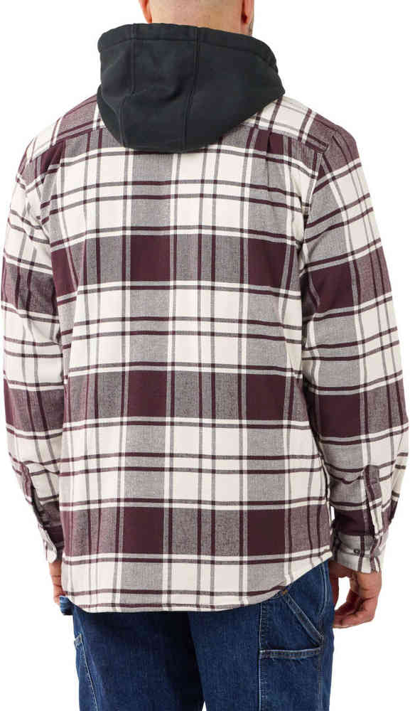 Carhartt Flannel Fleece Lined Hooded Shirt