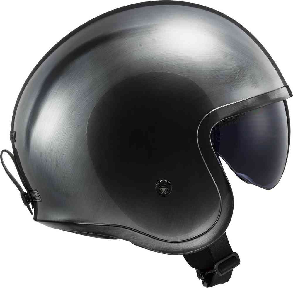 LS2 OF599 Spitfire Jeans Titanium Jet Helmet
