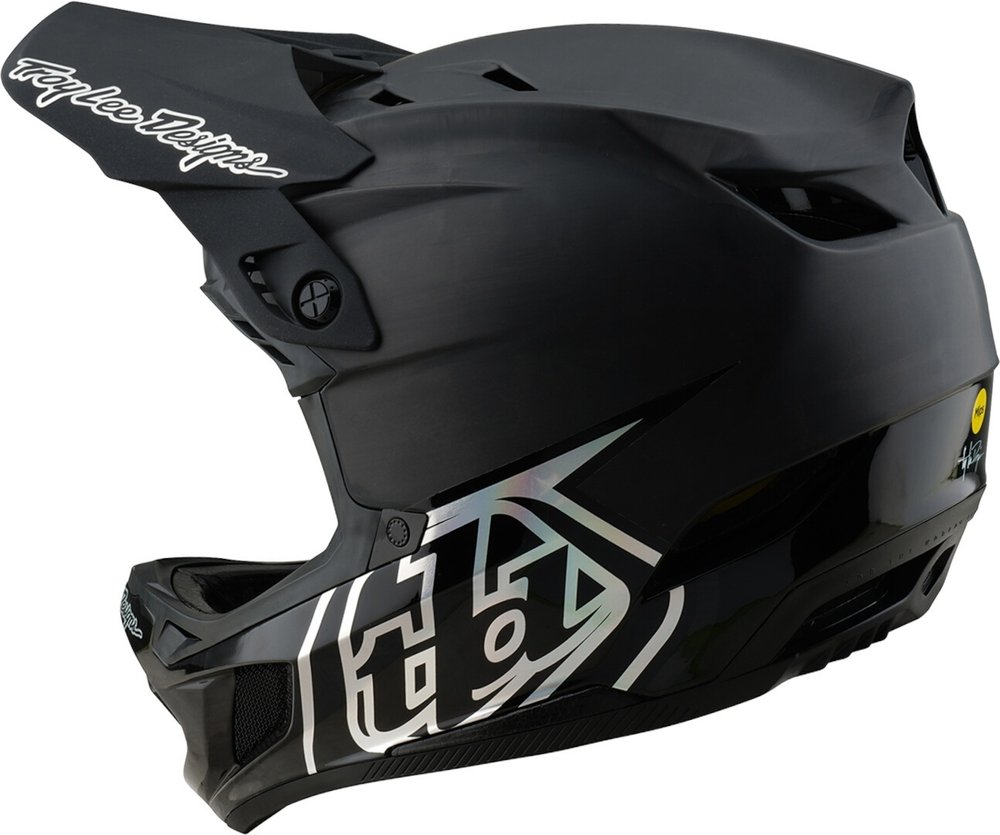 Troy Lee Designs D4 Mips Stealth 2025 Carbon Downhill Helmet