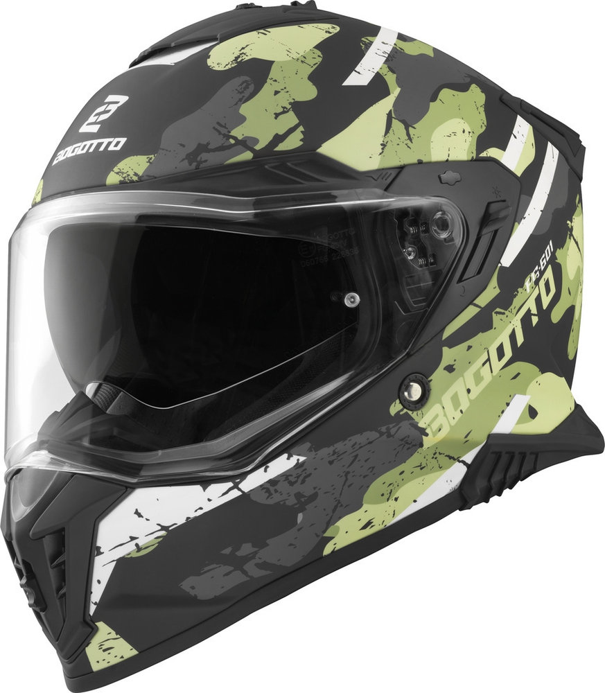 Bogotto FG-601 Sniper Fiberglass Enduro Helmet