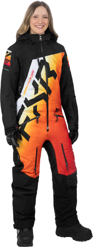 FXR CX F.A.S.T. Insulated Sunrise Ladies One Piece Snowmobile Suit