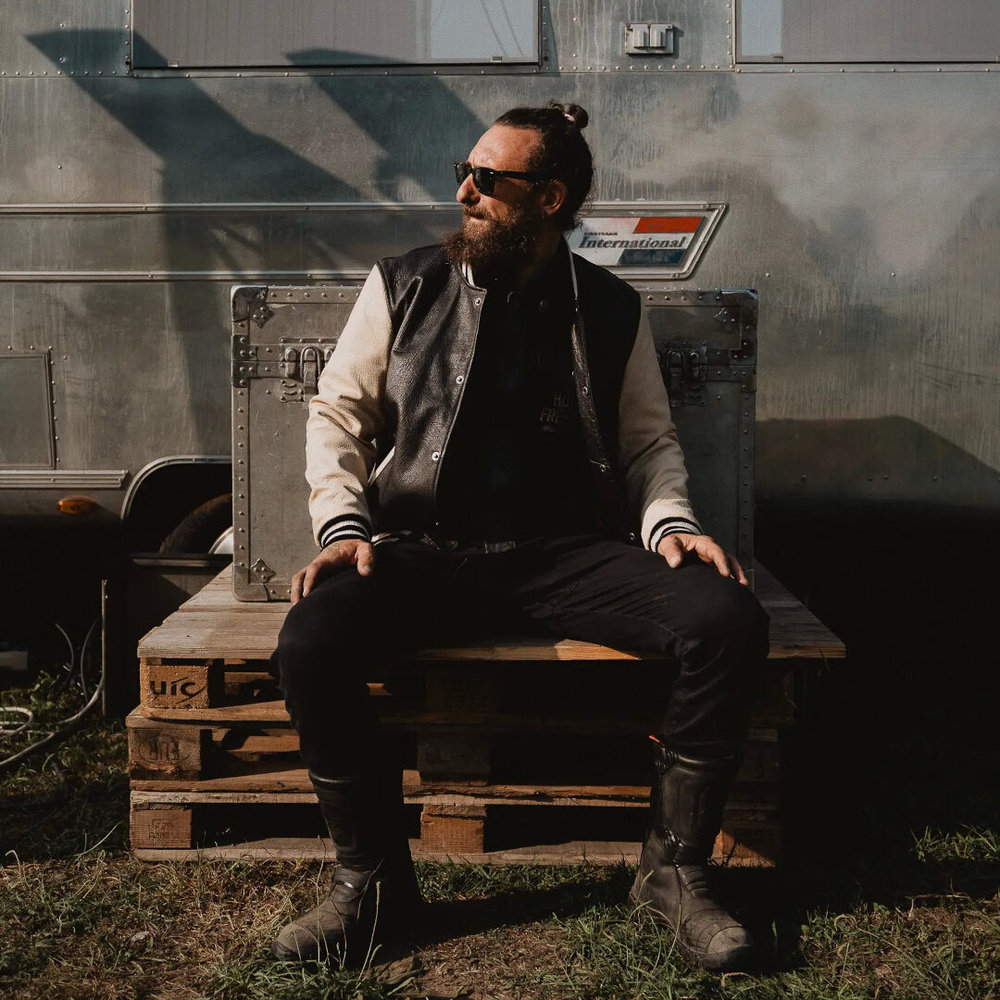 HolyFreedom Varsity College Leather Jacket