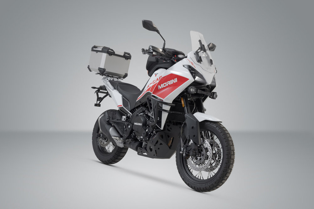 SW-Motech TRAX ADV top case system - Silver. Moto Morini X-Cape 650 (21-).