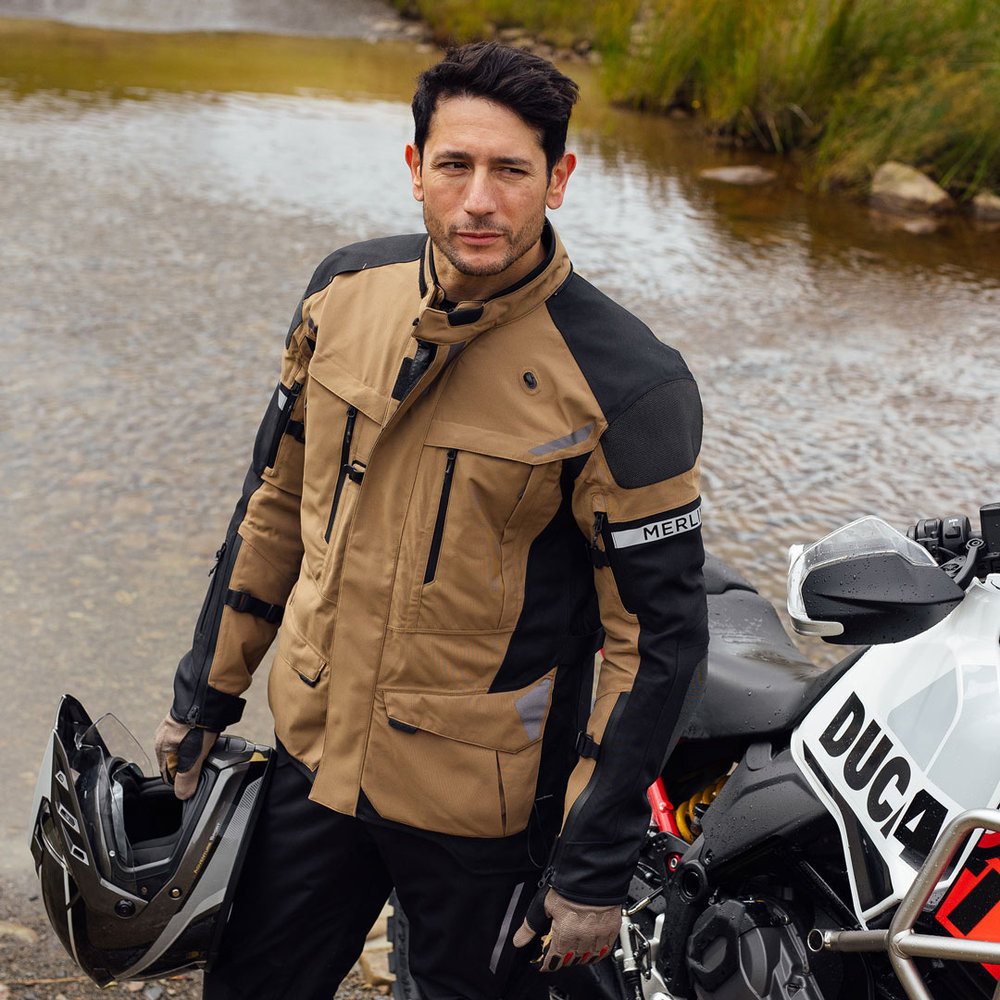 Merlin Akashi Pro D30 Laminated waterproof Motorcycle Textile Jacket