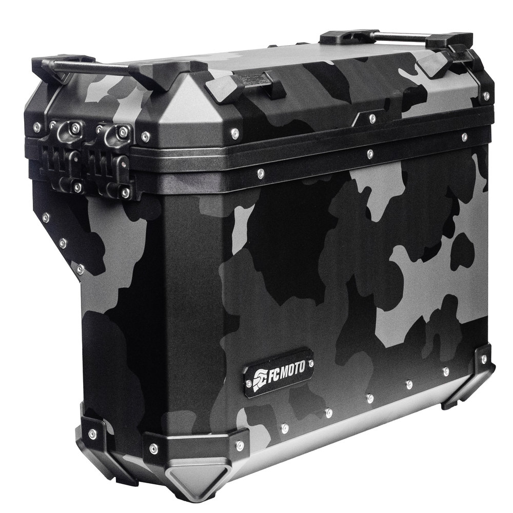 FC-Moto Terreno EVO Camo 36 L Alu Side Case left with cutout
