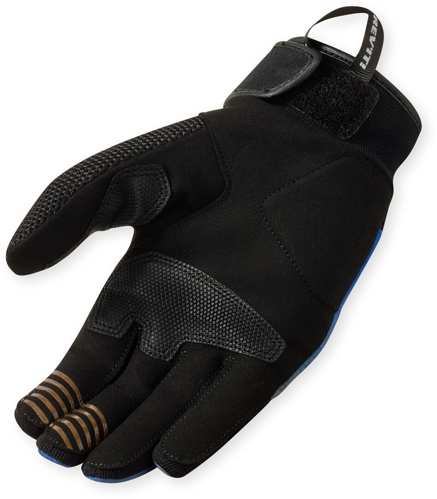 Revit Surge Blue Camo Motorcycle Gloves