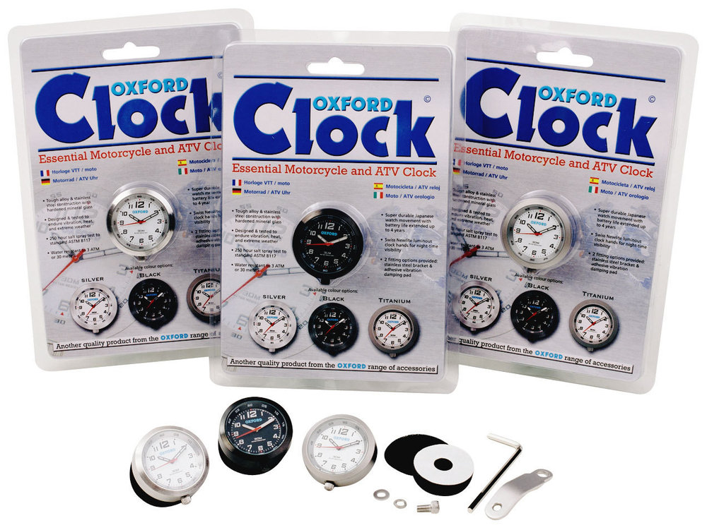 Oxford Analogue Motorcycle Clock