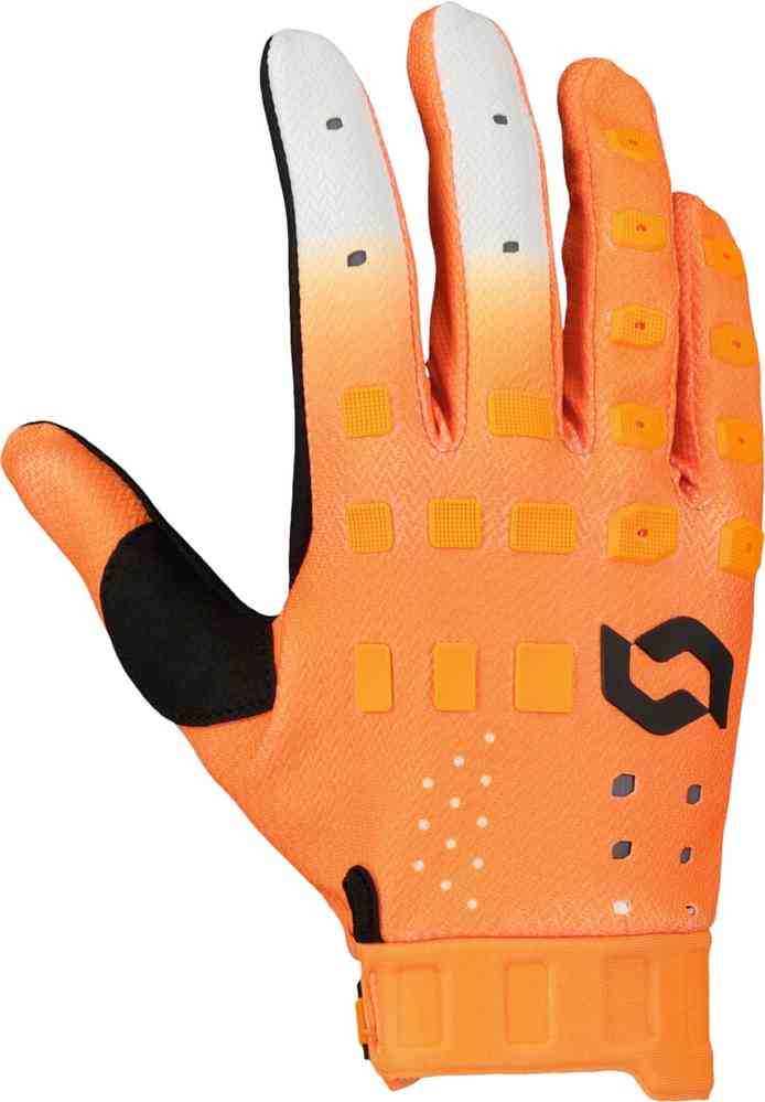 Scott Podium Pro Caviar Black Motocross Gloves