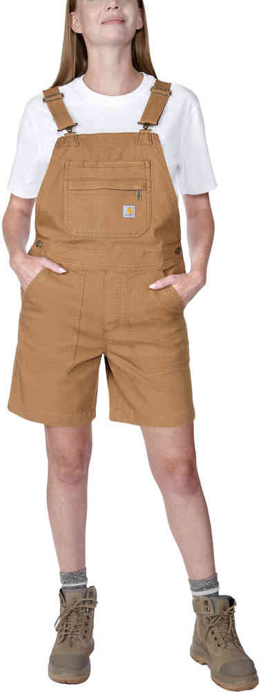 Carhartt Rugged Flex Relaxed Fit Canvas Ladies short Dungarees