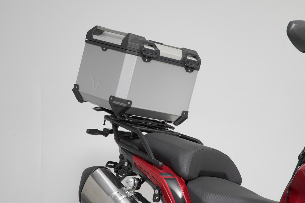 SW-Motech TRAX ADV top case system - Silver. Benelli TRK 502 X (18-).