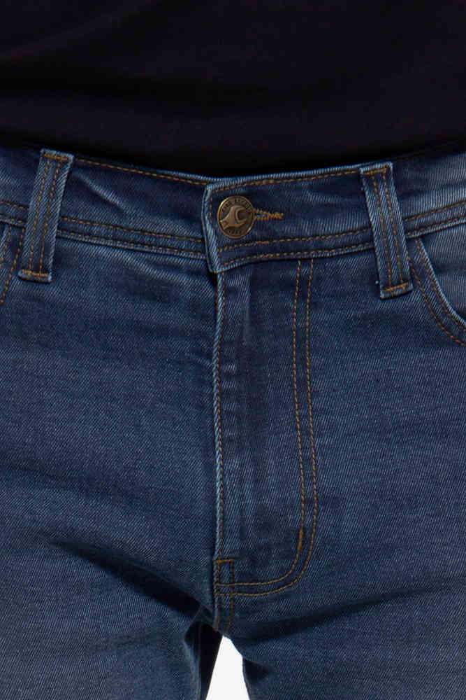 King Kerosin Kustombuilt Blue Motorcycle Textile Pants