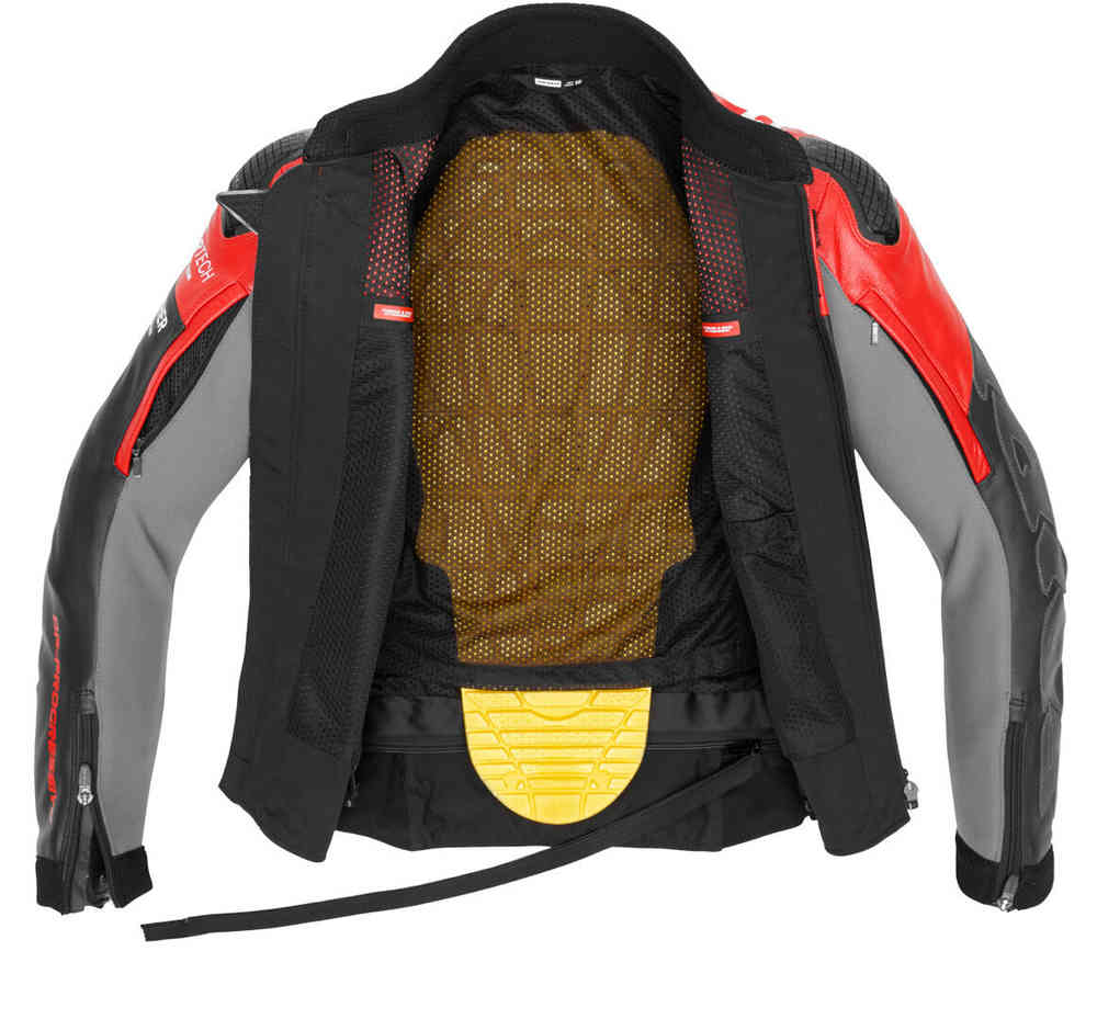 Spidi DP Progressive Motorcycle Leather Jacket