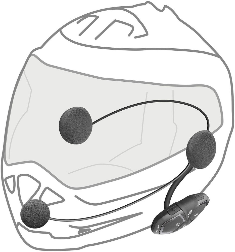 Interphone Active Bluetooth Communication System Single Pack