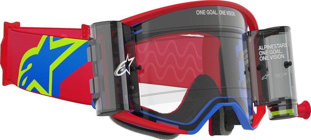 Alpinestars Supertech Corp Roll-Off red Motocross Goggles