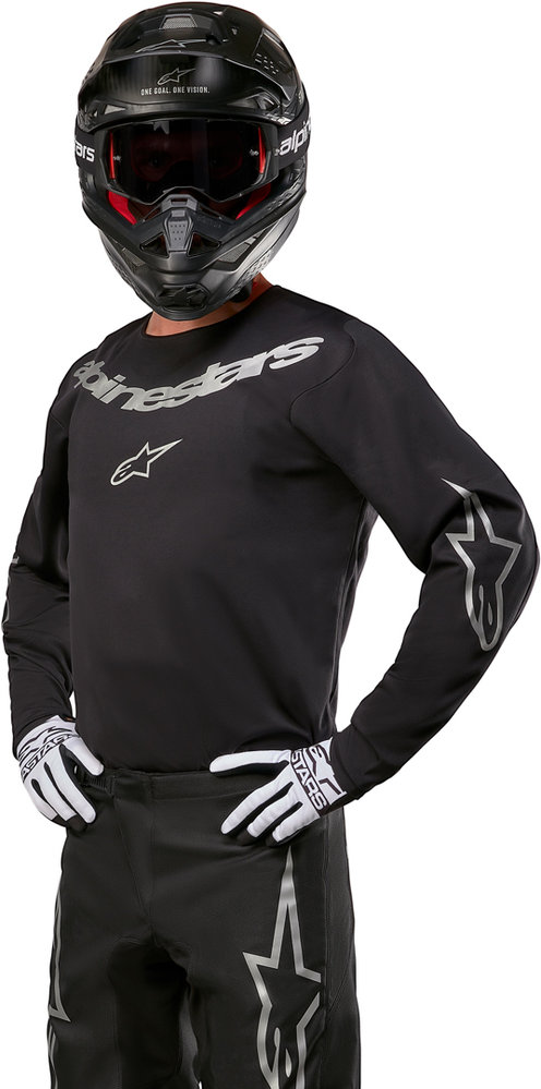 Alpinestars Fluid Graphite Motocross Jersey
