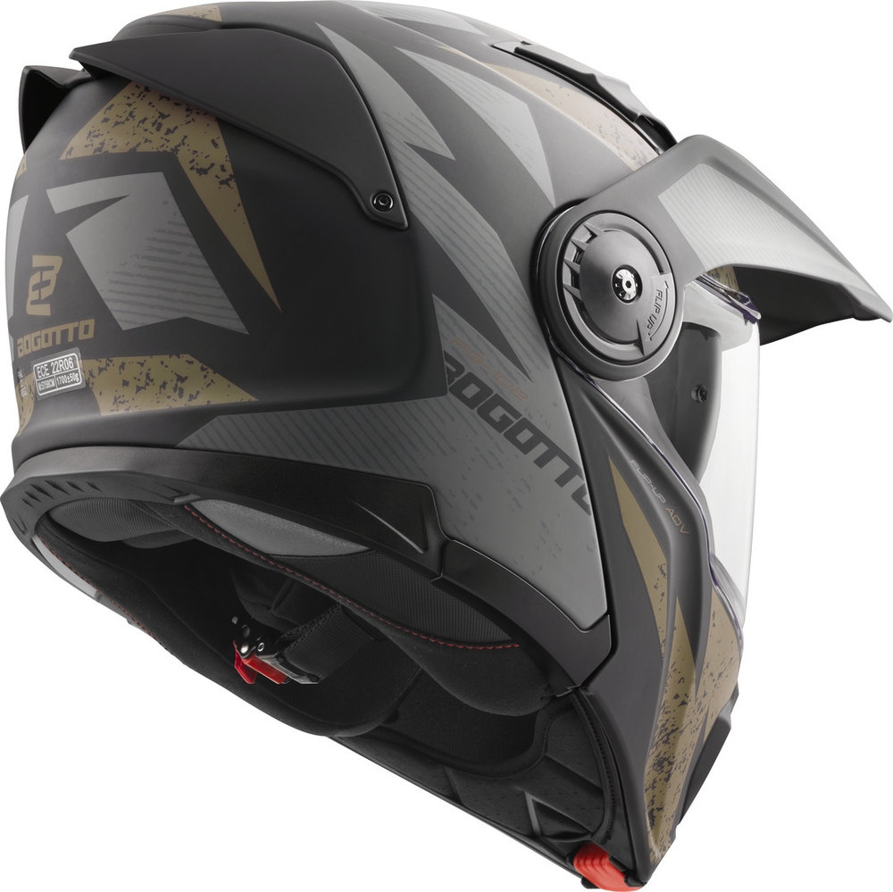 Bogotto FG-102 Safari Fiberglass Enduro Helmet