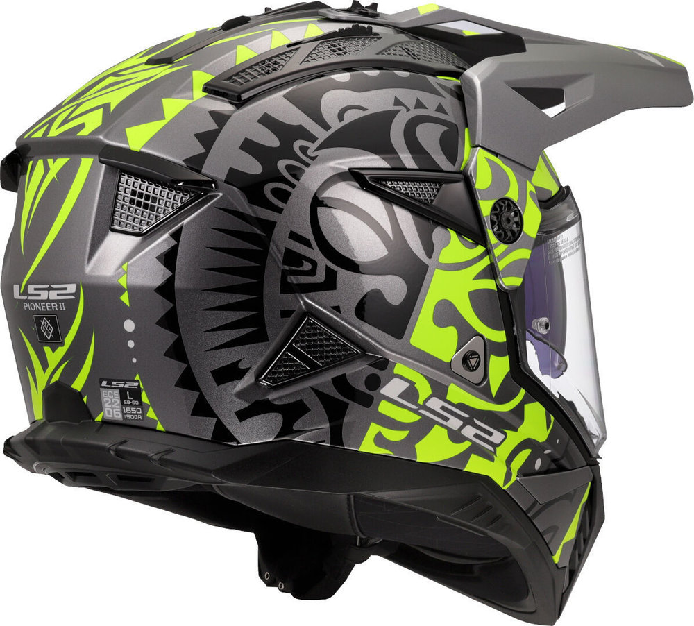 LS2 MX702 Pioneer II Rangi Motocross Helmet