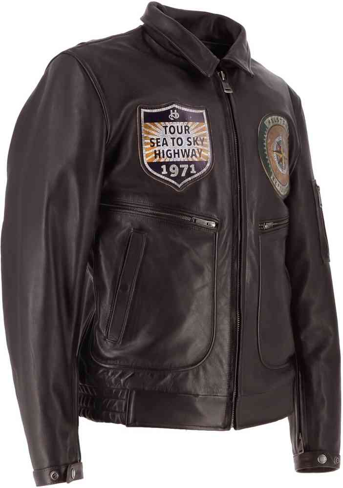 Helstons Jet Force Motorcycle Leather Jacket