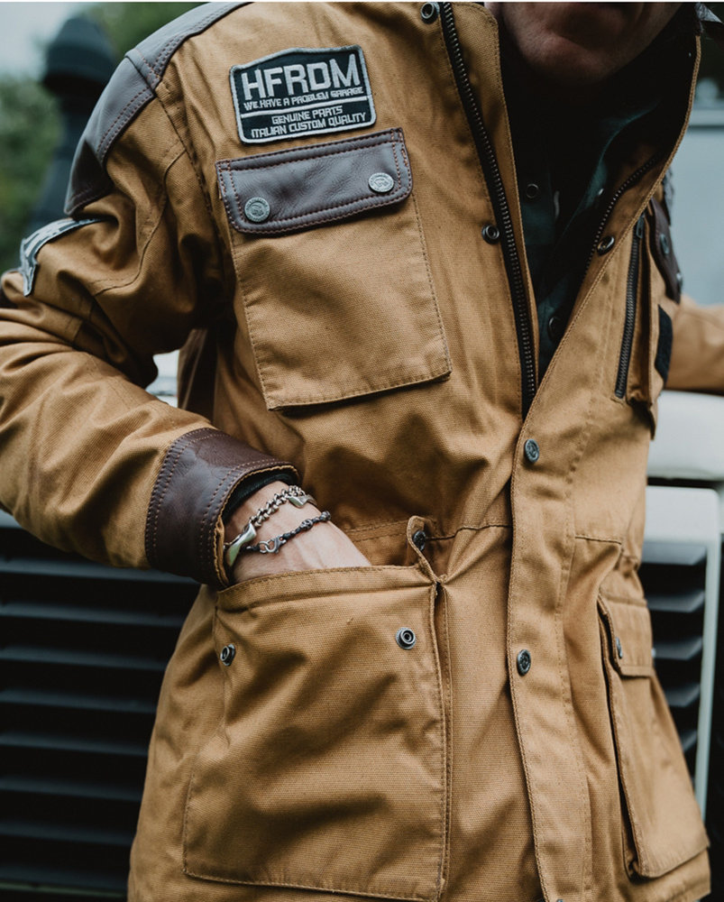 HolyFreedom Quattro Waxed Evo Motorcycle Textile Jacket