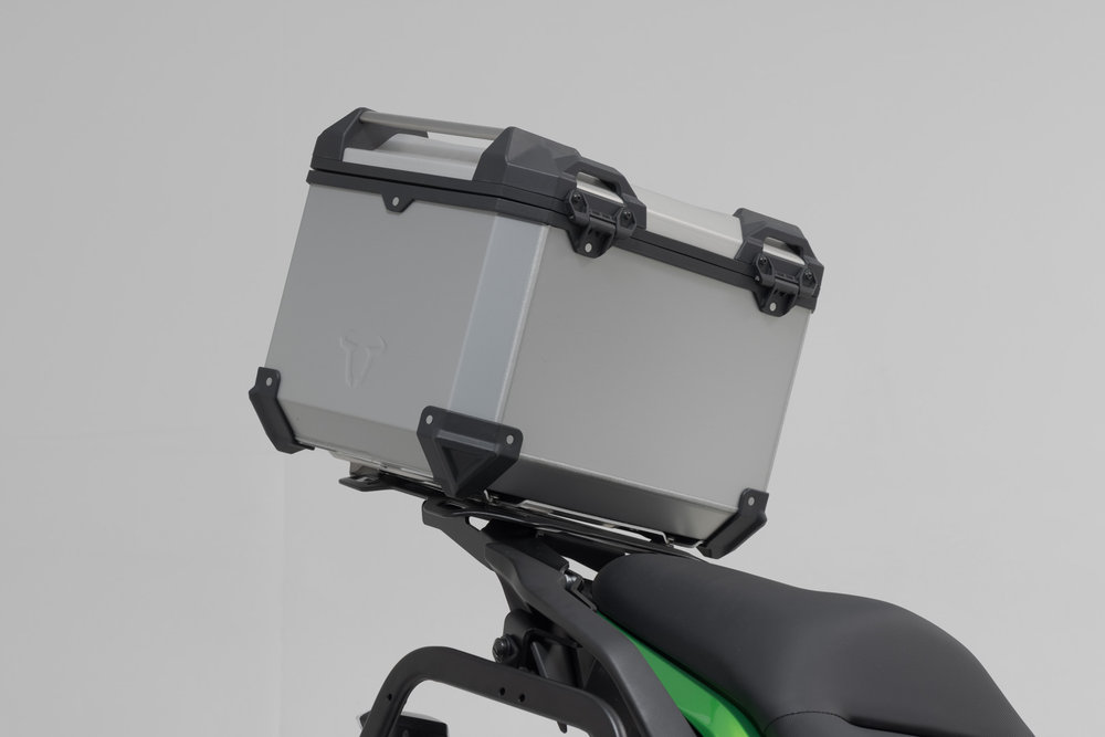 SW-Motech TRAX ADV top case system - Silver. Kawasaki Versys 650 (14-).