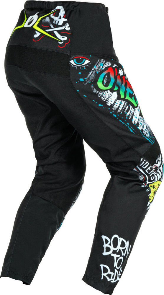Oneal Element Rancid black/multicoloured Kids Motocross Pants