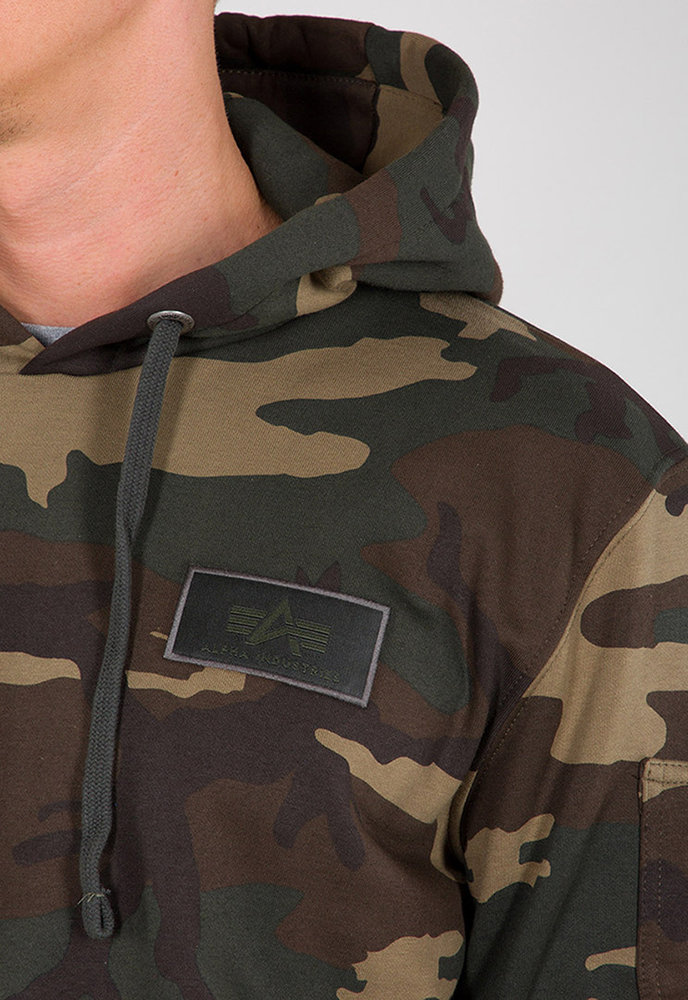 Alpha Industries Back Print Camo Hoodie