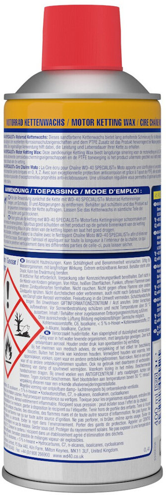 WD-40 Specialist Motorcycle Chain Wax 400ml