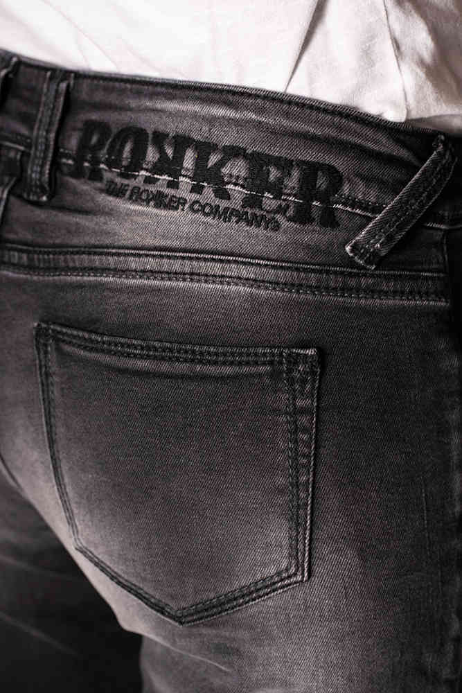 Rokker The Donna Black Ladies Motorcycle Jeans