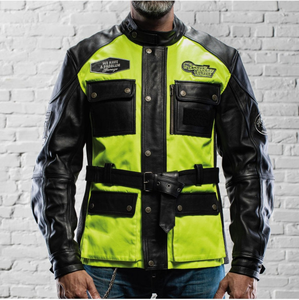 HolyFreedom Quattro Vision Motorcycle Leather/Textile Jacket