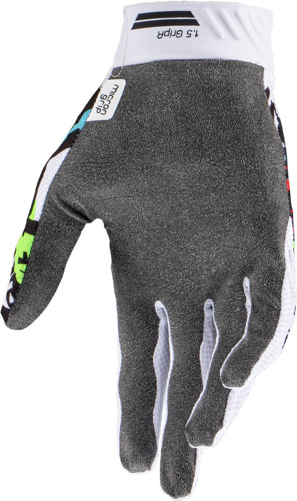 Leatt 1.5 GripR Zebra Motocross Gloves