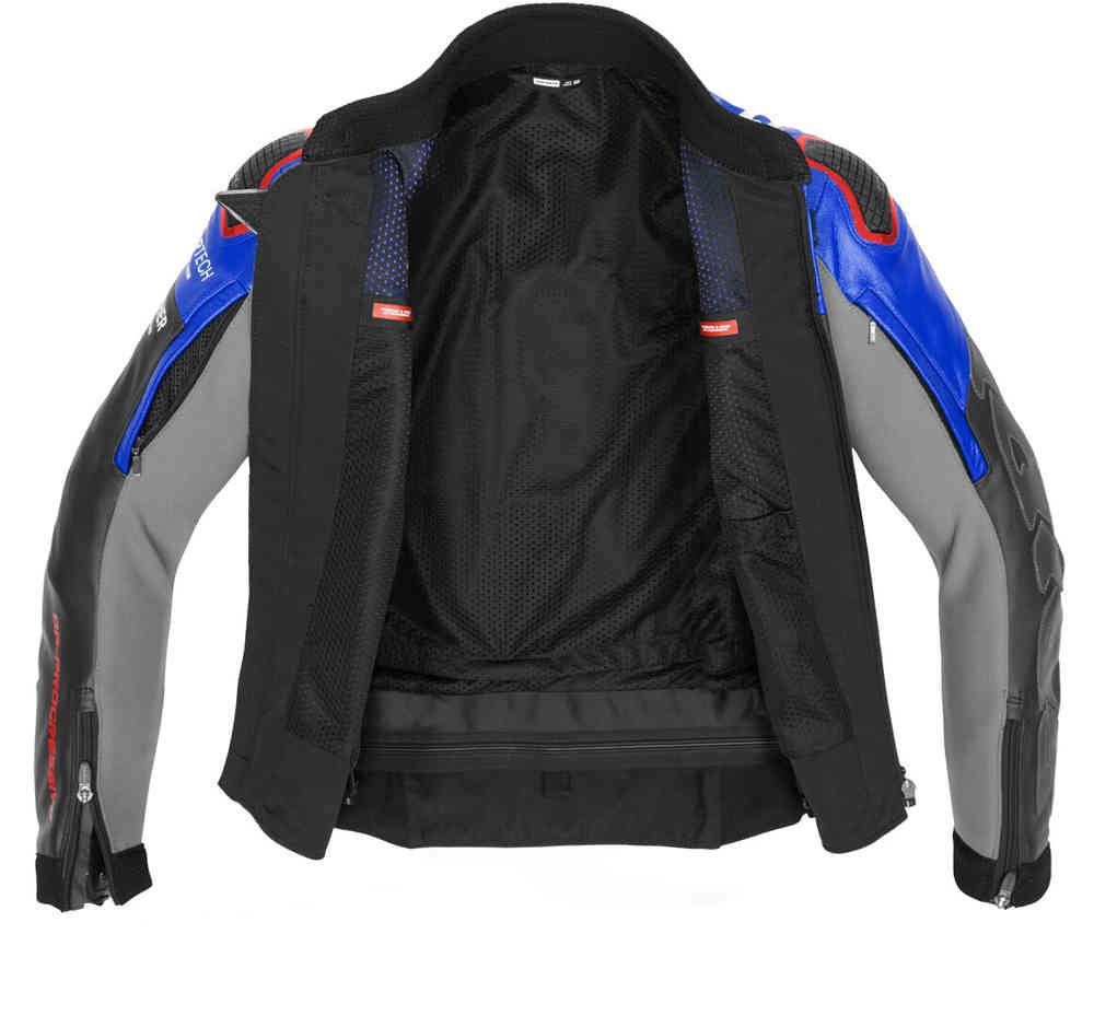 Spidi DP Progressive Motorcycle Leather Jacket