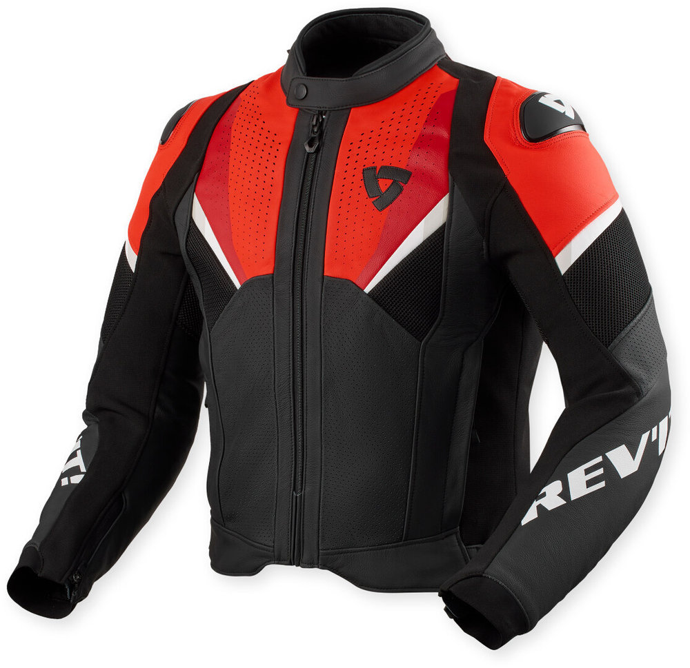 Revit Automate perforated Motorcycle Leather Jacket