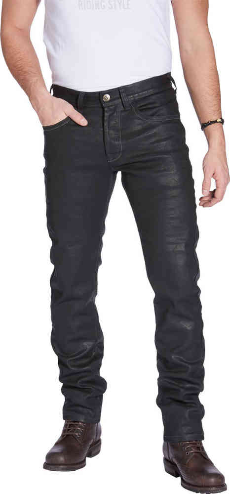 Rokker Rokkertech Black Motorcycle Textile Pants