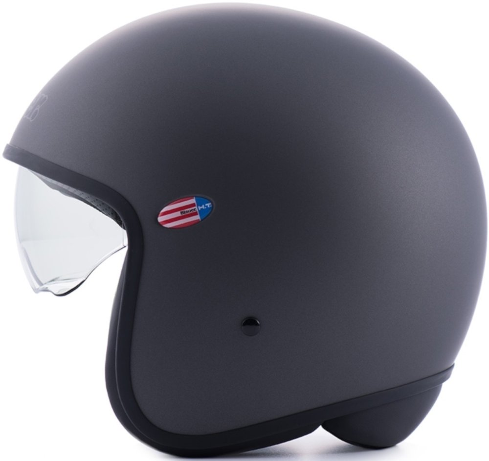 Blauer Pilot 1.1 Monochrome Titan Matte Jet Helmet